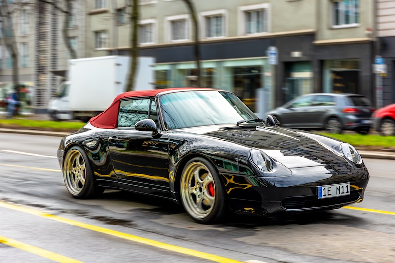 Cab Porsche på väg