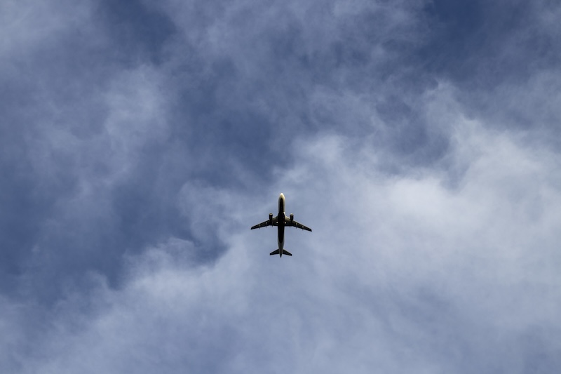 Flygplan i luften